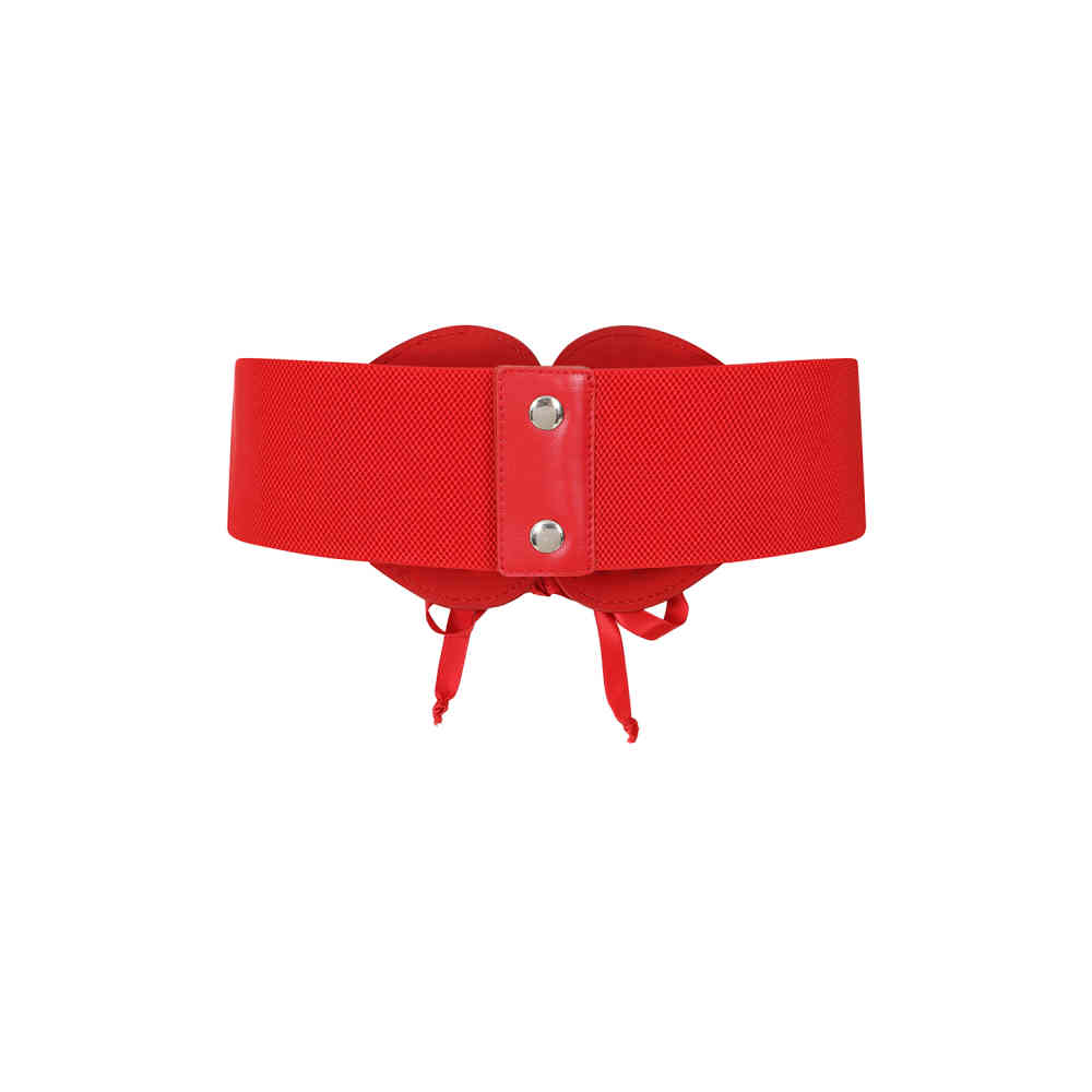 Banned - Sweatheart Elastic Taille riem - Rood